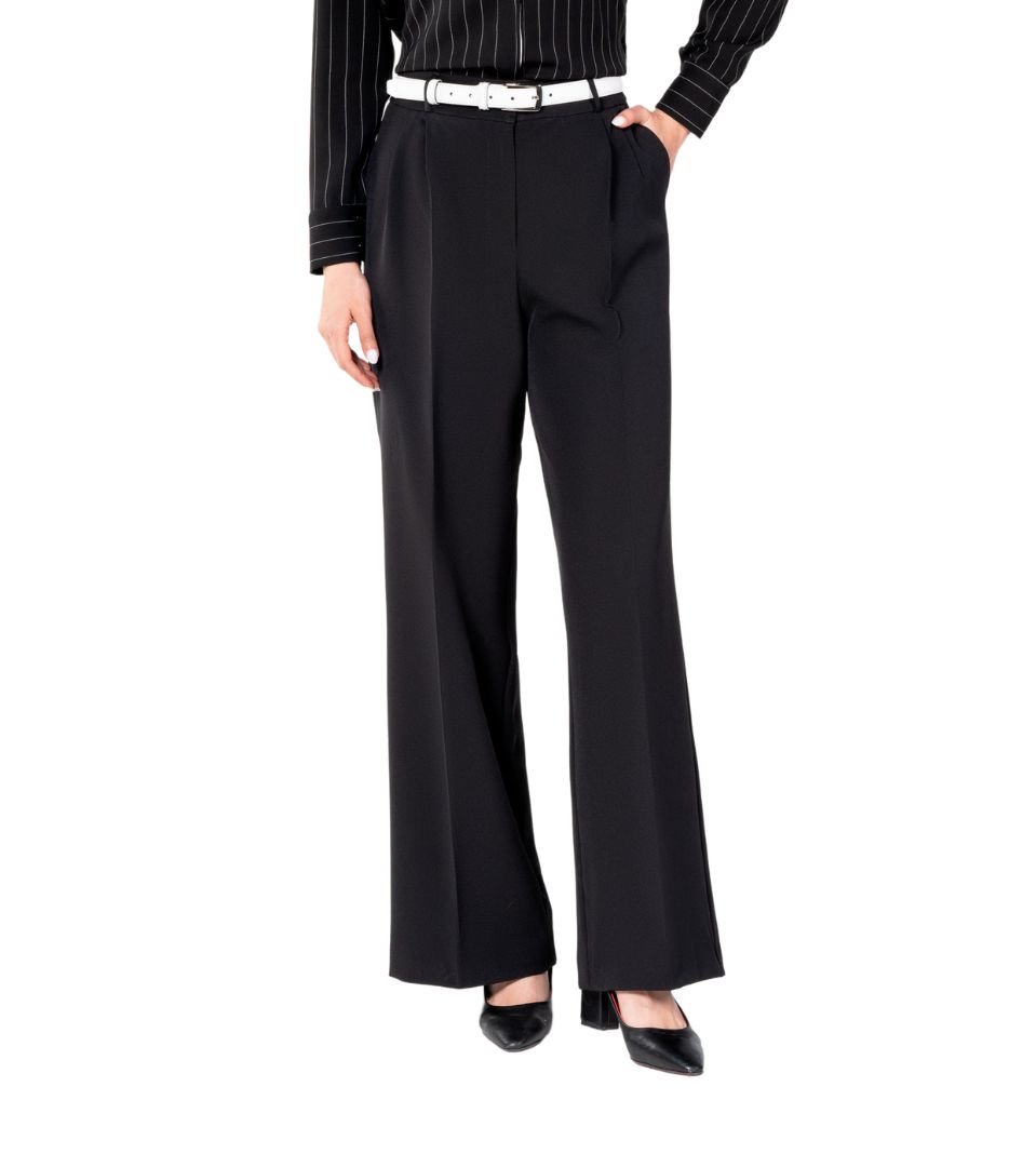 شلوار واید پارچه ای