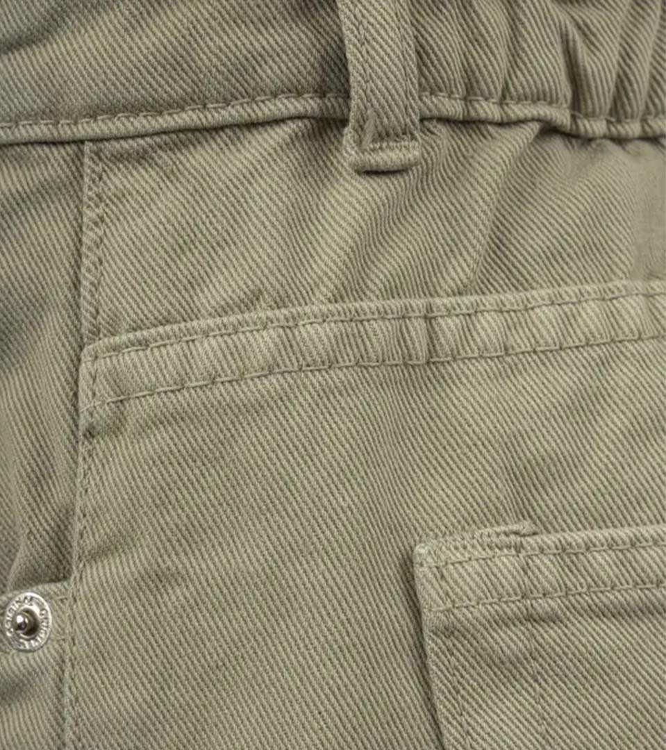 شلوار کتان نیم بگ قد 105 الا