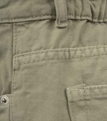 شلوار کتان نیم بگ قد 105 الا