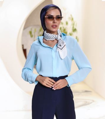 شومیز یقه شکاری