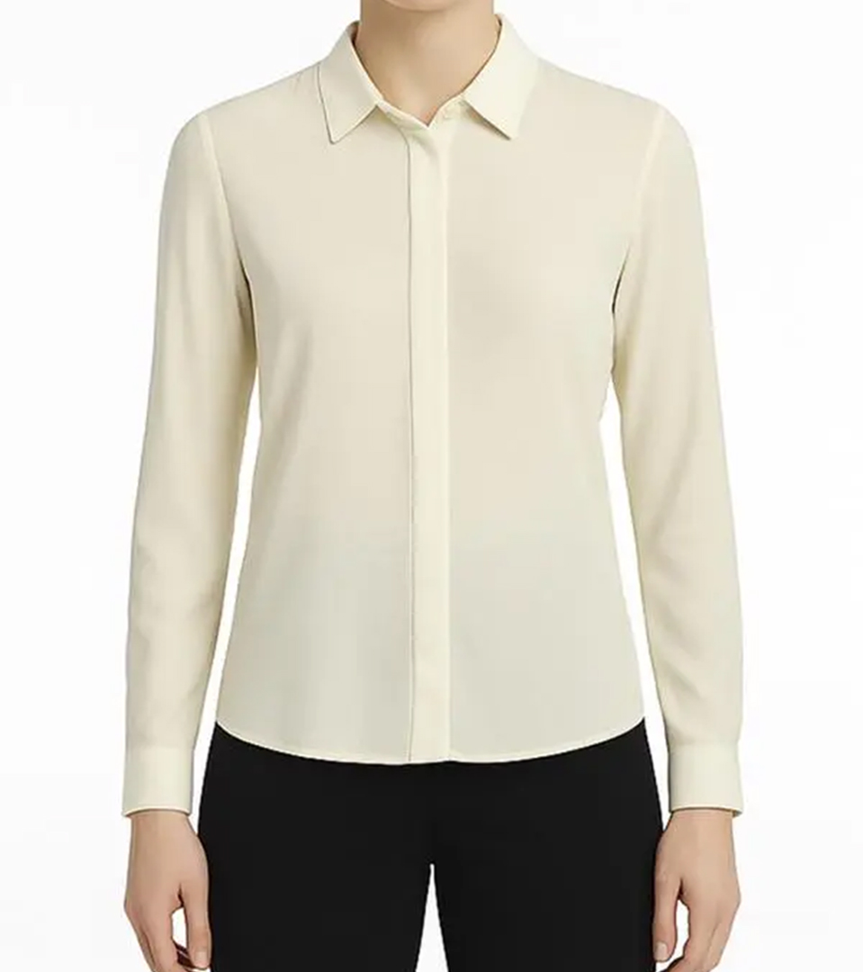 شومیز یقه شکاری